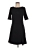 Zara Basic Solid Black Casual Dress Size M - photo 1