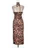 Shein Animal Print Brown Cocktail Dress Size M - photo 2