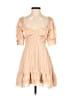 showpo 100% Polyester Tan Casual Dress Size 2 - photo 1