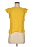 Zara Yellow Short Sleeve Top Size M - photo 1