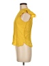 Zara Yellow Short Sleeve Top Size M - photo 5