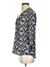 Banana Republic 100% Polyester Black 3/4 Sleeve Blouse Size XS - photo 5