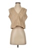 Ann Taylor Tan Sleeveless Blouse Size S - photo 1