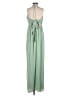 Lulus 100% Polyester Solid Green Jumpsuit Size S - photo 2