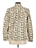 CAbi Animal Print Yellow Long Sleeve Blouse Size M - photo 2