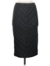 Silence and Noise Chevron-herringbone Black Formal Skirt Size S - photo 1