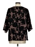 Paper Crown 100% Polyester Black Short Sleeve Blouse Size M - photo 2