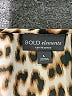 Bold Elements 100% Polyester Animal Print Brown 3/4 Sleeve Blouse Size L - photo 7