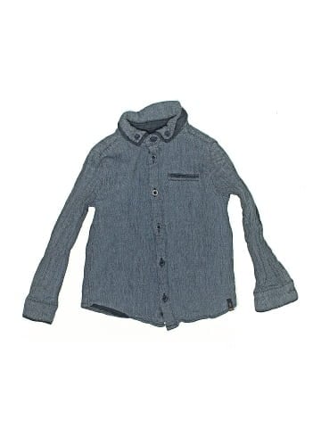Okaidi Long Sleeve Button-Down Shirt (view 1)