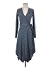 BCBGMAXAZRIA Stripes Gray Casual Dress Size XS - photo 1