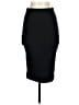 A'gaci Solid Black Casual Skirt Size S - photo 1