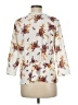 1.State 100% Polyester Ivory 3/4 Sleeve Blouse Size M - photo 2