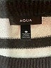 Aqua Stripes White Pullover Sweater Size M - photo 7