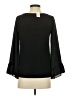 Ann Taylor LOFT Black Long Sleeve Blouse Size XS - photo 2