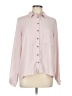 Forever 21 100% Polyester Solid Pink Long Sleeve Blouse Size L - photo 1