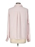 Forever 21 100% Polyester Solid Pink Long Sleeve Blouse Size L - photo 2