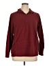 Lands' End 100% Polyester Burgundy Pullover Sweater Size XL - photo 1
