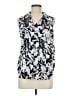 Caffé Marrakesh 100% Rayon Silver Sleeveless Blouse Size M - photo 1