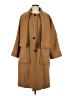 Tory Burch Brown Tan Wool Coat Size 0 - photo 1