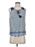 Relativity 100% Rayon Blue Sleeveless Blouse Size S - photo 1
