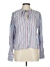J.Crew Stripes Blue Long Sleeve Blouse Size L - photo 1