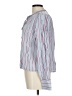 J.Crew Stripes Blue Long Sleeve Blouse Size L - photo 5