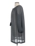 BCBGMAXAZRIA 100% Polyester Gray Casual Dress Size XS - photo 5