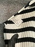H&M Stripes Ivory White Cocktail Dress Size M - photo 6