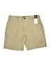 Hurley Solid Tan Khaki Shorts Size 34 waist - photo 1