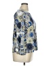 Amana 100% Polyester Blue 3/4 Sleeve Blouse Size XL - photo 4