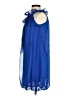SHULAMI 100% Polyester Blue Sleeveless Blouse Size S - photo 5
