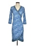 J. McLaughlin Blue Cocktail Dress Size XS - photo 1