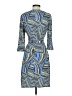 Laundry by Shelli Segal Print Blue Casual Dress Size XS - photo 2