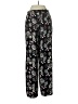 Ann Taylor LOFT 100% Viscose Floral Black Casual Pants Size XS - photo 2