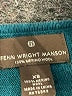 Fenn Wright Manson 100% Merino Wool Solid Teal Poncho Size XS - photo 7