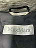 Max Mara 100% Cupro Gray Black Blazer Size 10 - photo 3