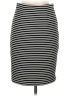 Ann Taylor LOFT Stripes Black Casual Skirt Size S - photo 2