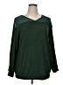 Shein Curve Green Long Sleeve Blouse Size 14 Plus (1) - photo 1