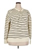 Maurices Stripes Ivory Pullover Sweater Size XXL - photo 1