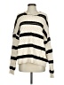 LITTLE LIES Stripes Ivory Pullover Sweater Size S - photo 1