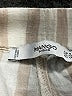 Mango Stripes Ivory Casual Pants Size XS - photo 7
