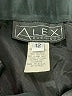 Alex Evenings 100% Acetate Solid Black Formal Skirt Size 12 - photo 4