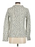 Ann Taylor LOFT Tweed Gray Turtleneck Sweater Size S - photo 2