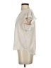 Calvin Klein 100% Recycled Polyester Ivory Short Sleeve Blouse Size S - photo 5