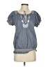 Tommy Hilfiger Blue Short Sleeve Blouse Size S - photo 1