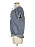 Tommy Hilfiger Blue Short Sleeve Blouse Size S - photo 5