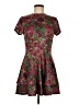 Unbranded Paisley Burgundy Cocktail Dress Size M (estimated) - photo 1