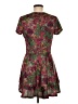 Unbranded Paisley Burgundy Cocktail Dress Size M (estimated) - photo 2