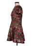 Unbranded Paisley Burgundy Cocktail Dress Size M (estimated) - photo 5