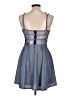 B. Smart 100% Polyester Metallic Blue Cocktail Dress Size 11 - photo 2